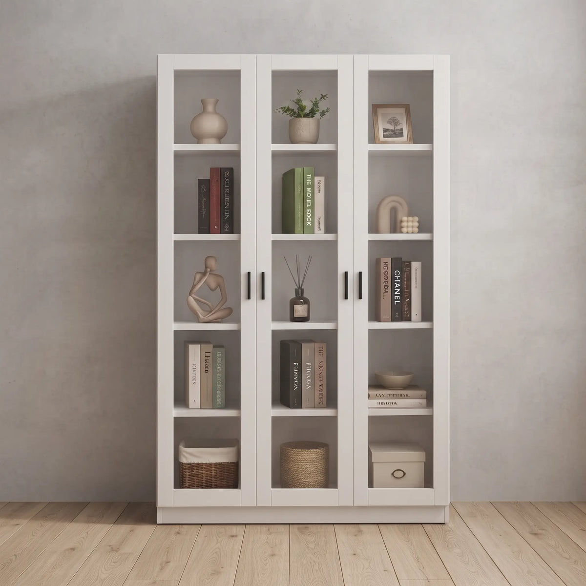 Hugo 3 Door Book Cabinet