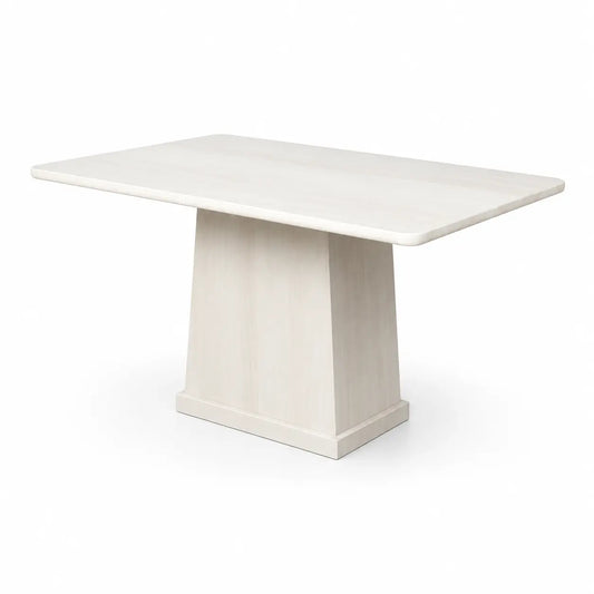 Ivory Monolith Marble Dining Table