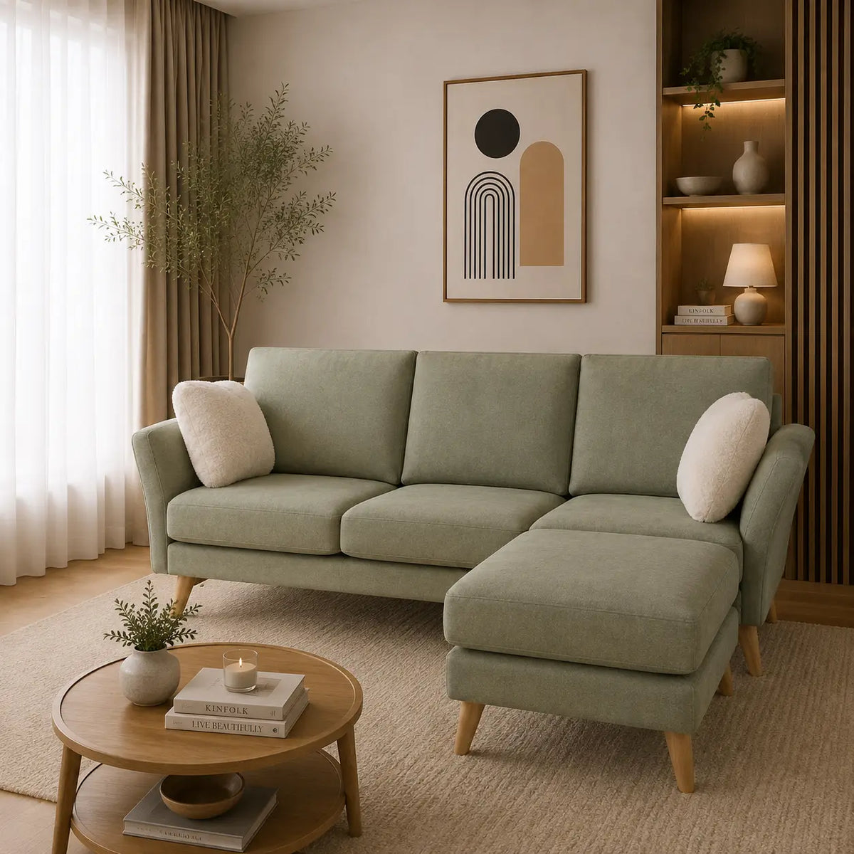 Jeni Versa-Comfort L Shape Sofa