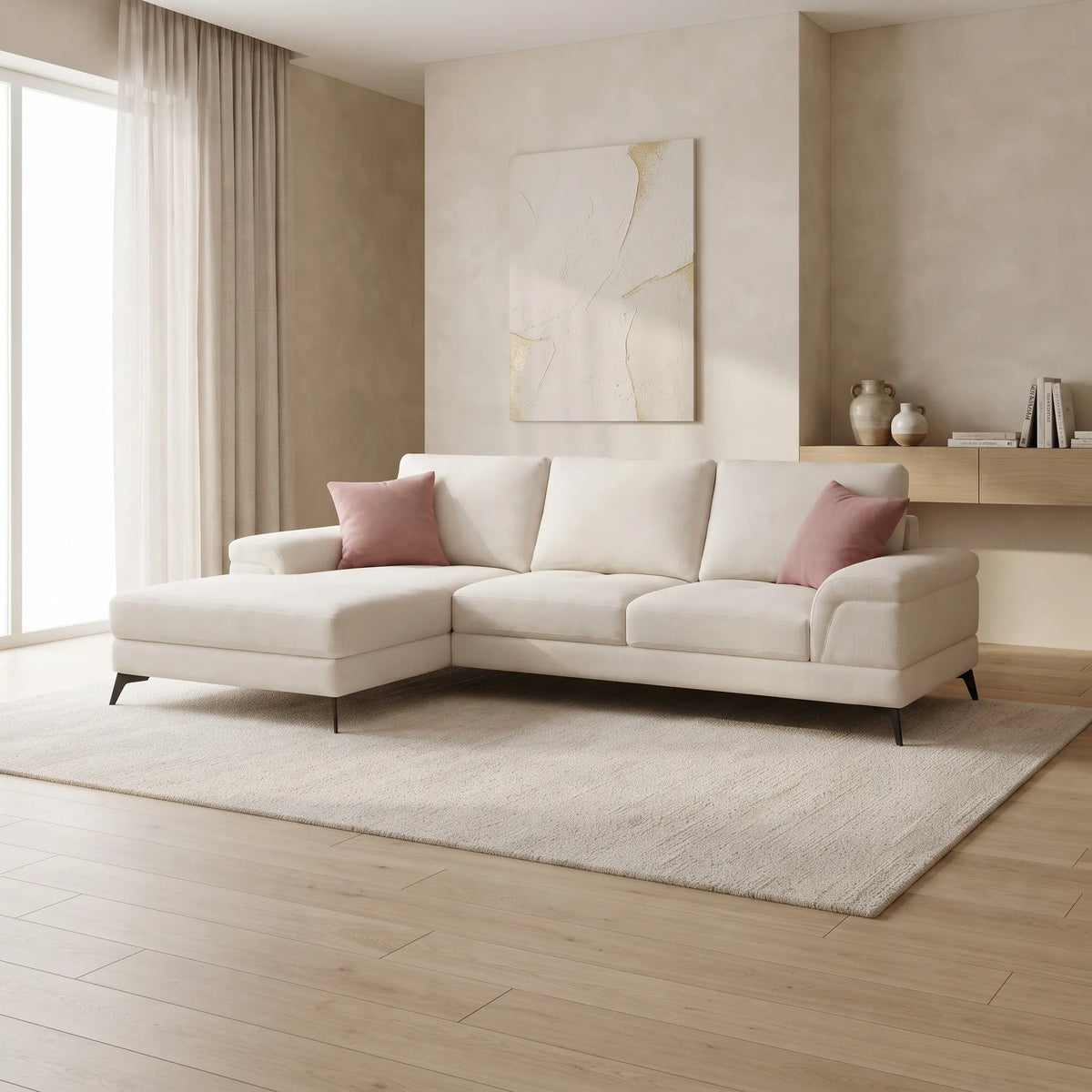 Kimiko Adaptiv Easy-Clean L Shape Sofa