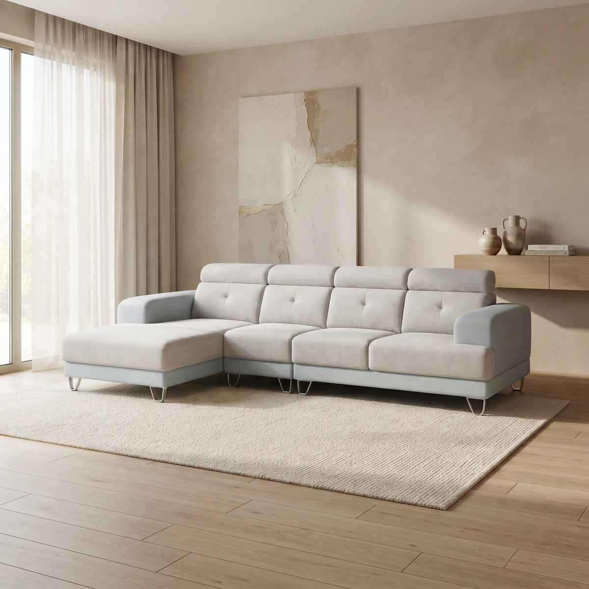 Laura L Shape Sofa
