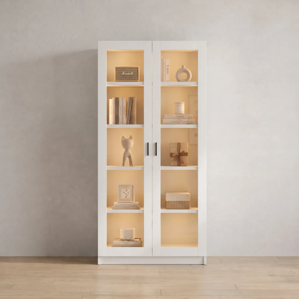 Ludo 2 Door Display Cabinet