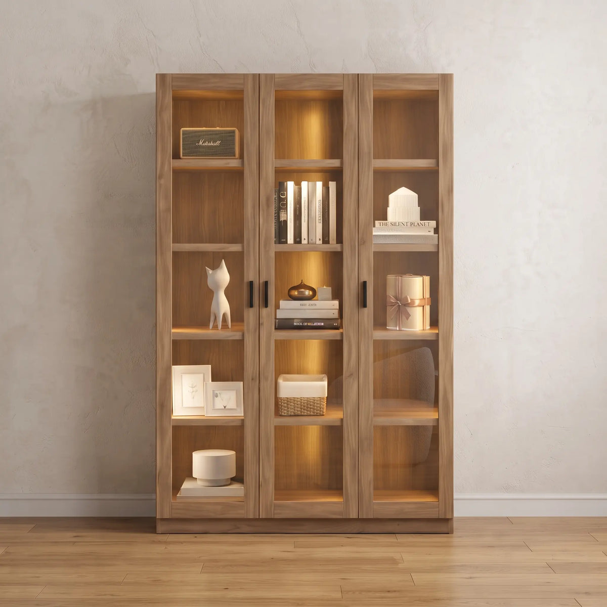 Ludo 3 Door Display Cabinet