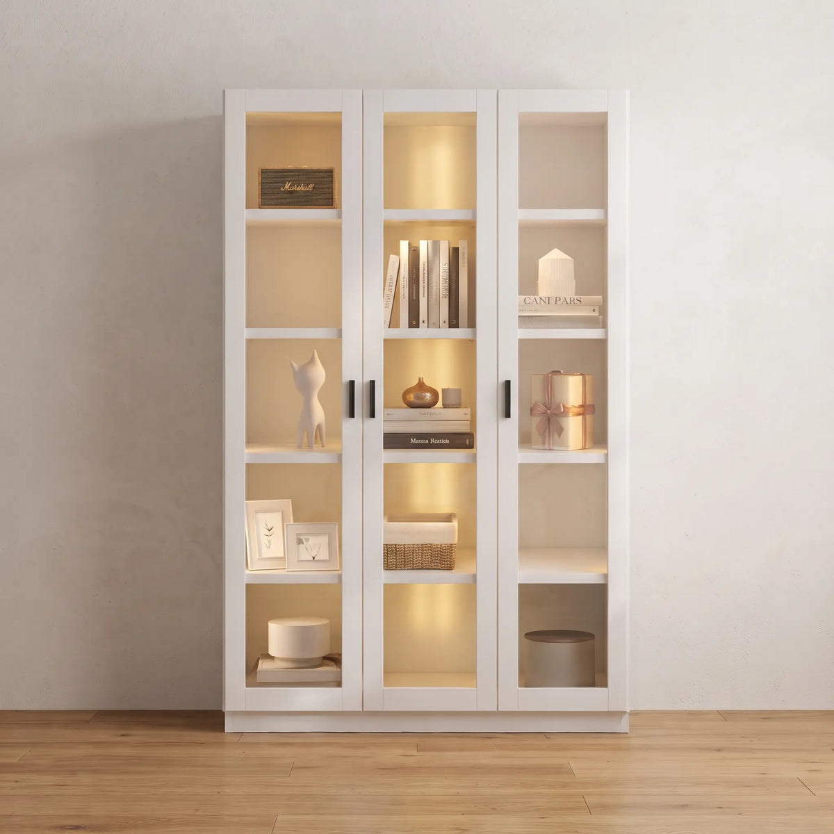 Ludo 3 Door Display Cabinet