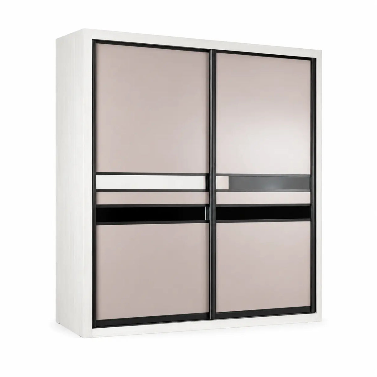 Lustro Modular Wardrobe White Wash - TD Furniture