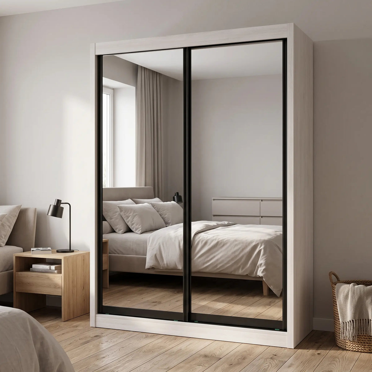 Maddy 2-Door Sliding Wardrobe