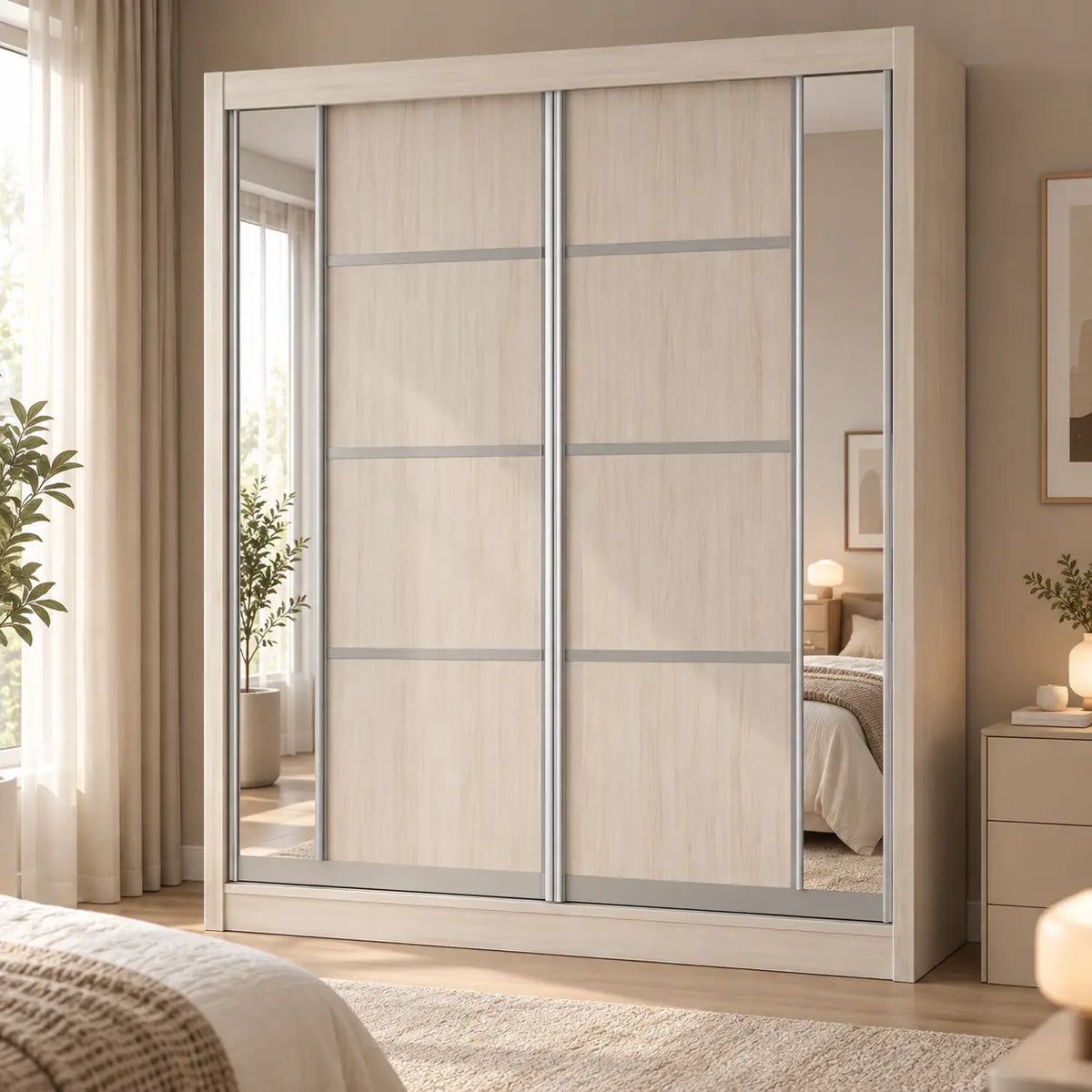 Melon 2-Door Sliding Wardrobe