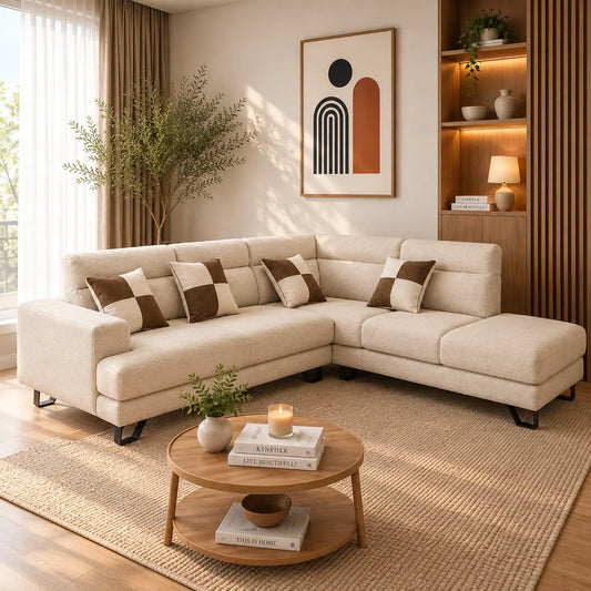 Merida Adjustable Comfort L-Shape Sofa