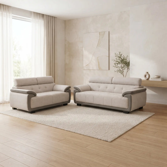 Moreno Puffy Luxe 123 Seater Sofa Set