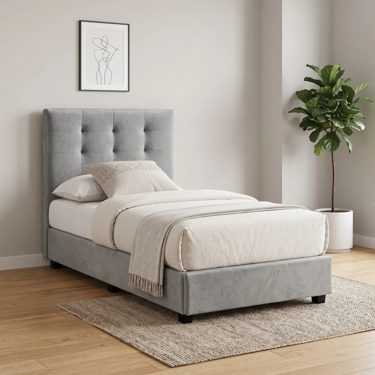 North II Single Bed Frame Divan