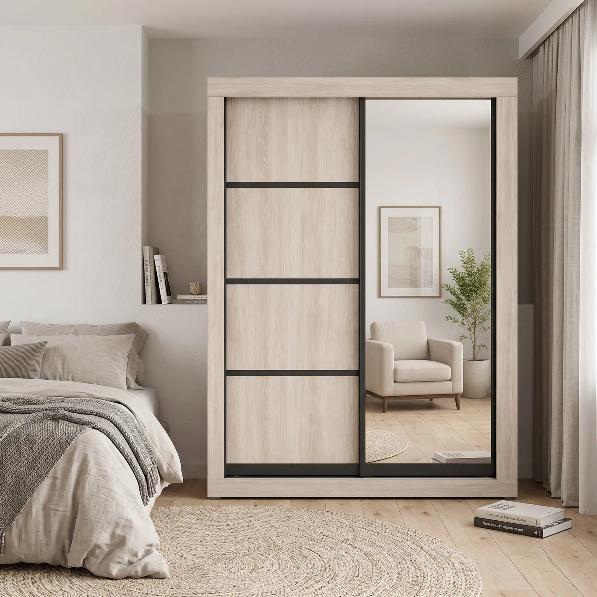 Orlin 2-Door Sliding Wardrobe