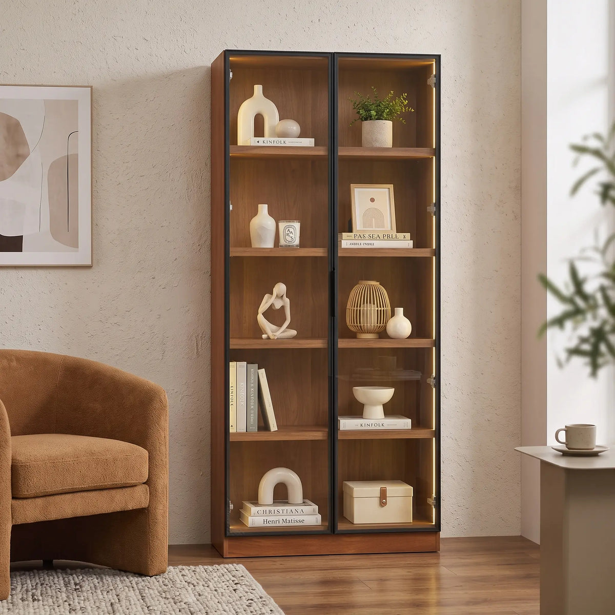 Oslin 2 Door Display Cabinet