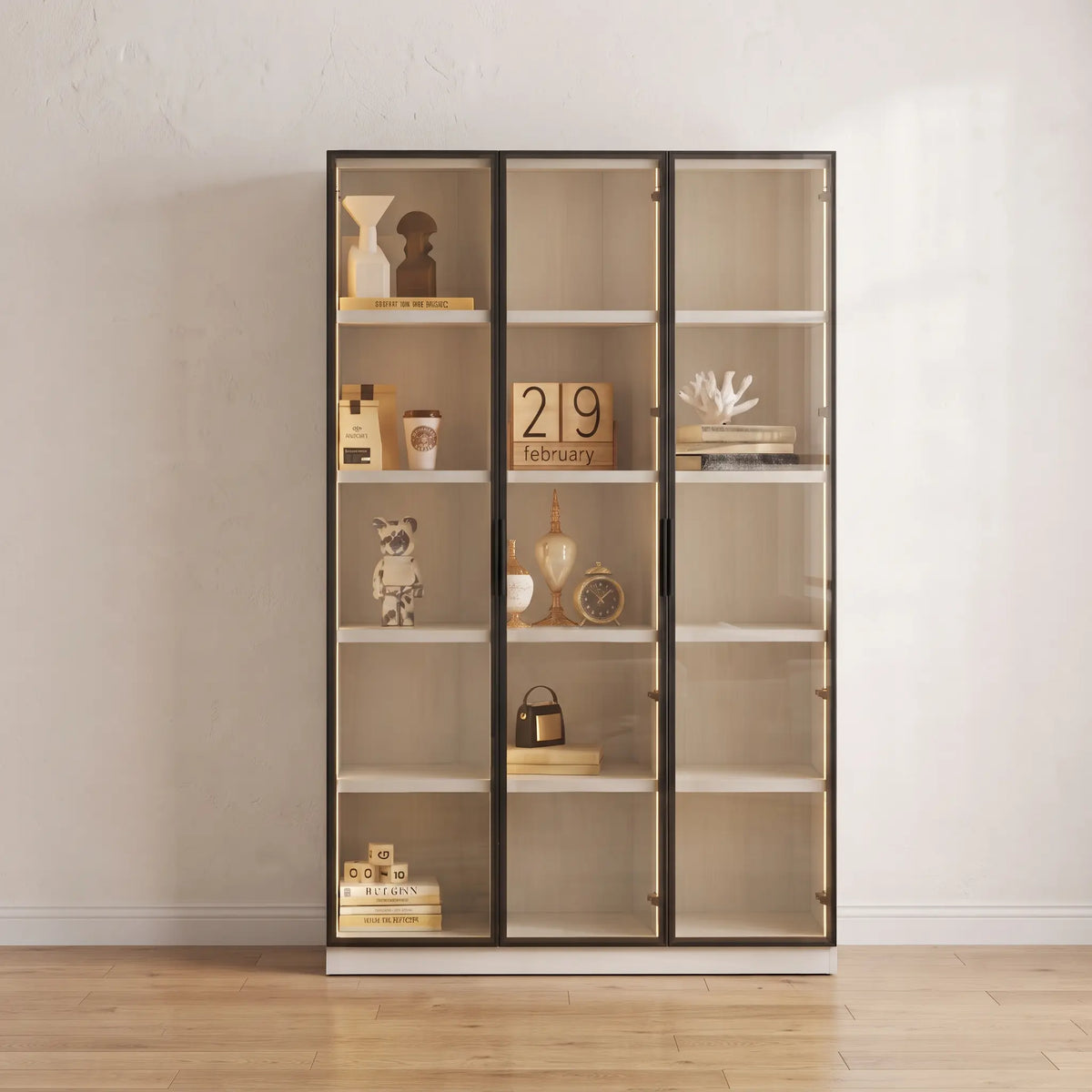 Oslin 3 Door Display Cabinet