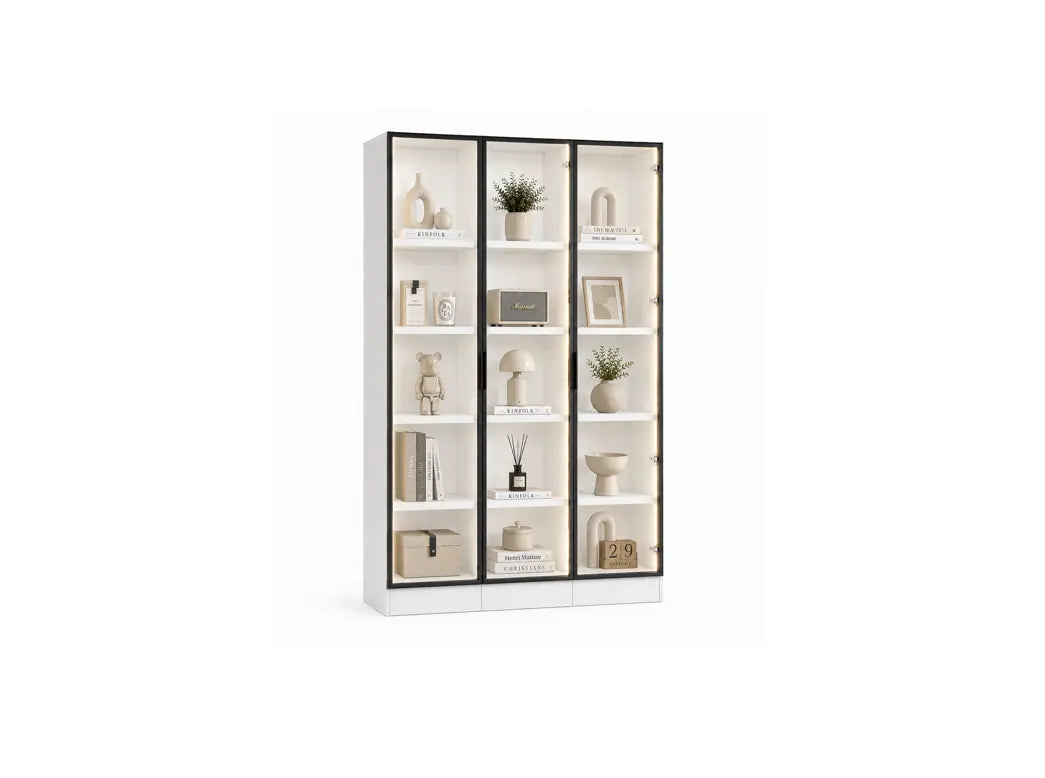 Oslin 3 Door Display Cabinet