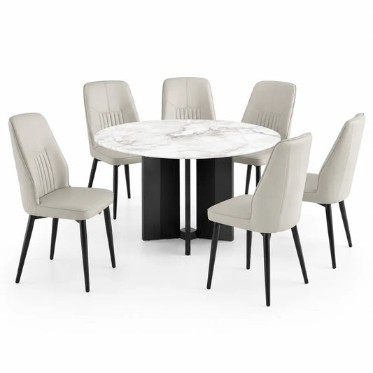 Roman Marble Dining Set