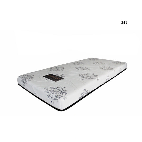 Mattress with floral patterns on a white background