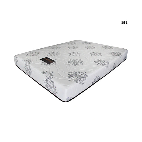 Mattress with floral pattern on a white background