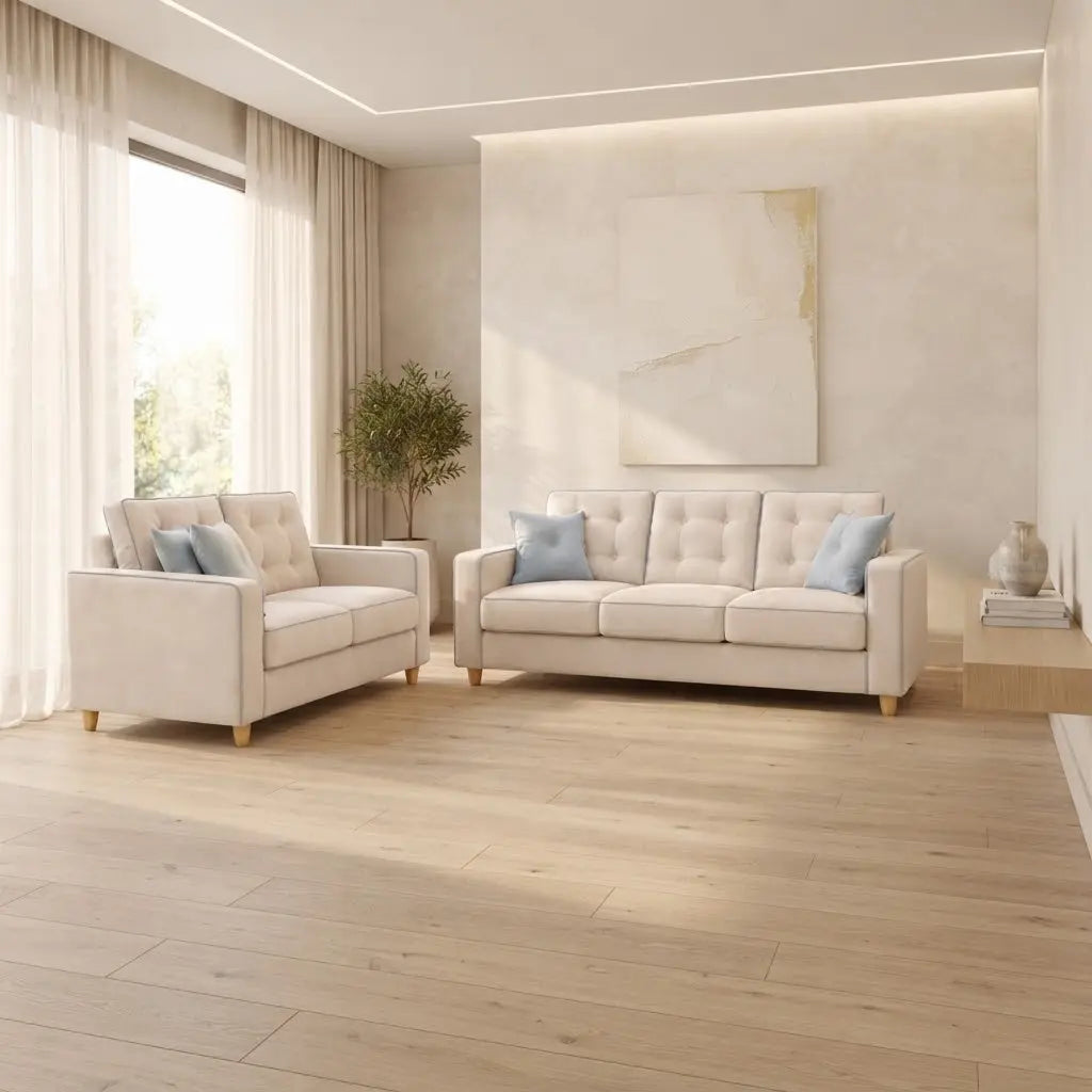 Tavola 1+2+3 Seater Fabric Sofa Set