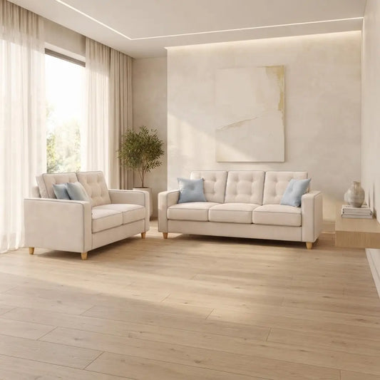 Tavola 1+2+3 Seater Fabric Sofa Set