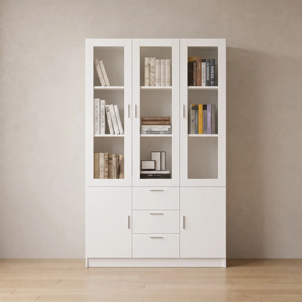 Vida 3 Door Book Cabinet