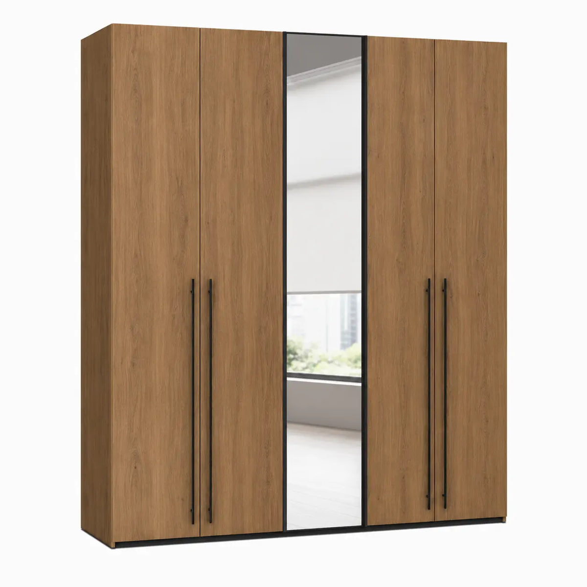 Vivi Wardrobe Cinnamon Oak - TD Furniture