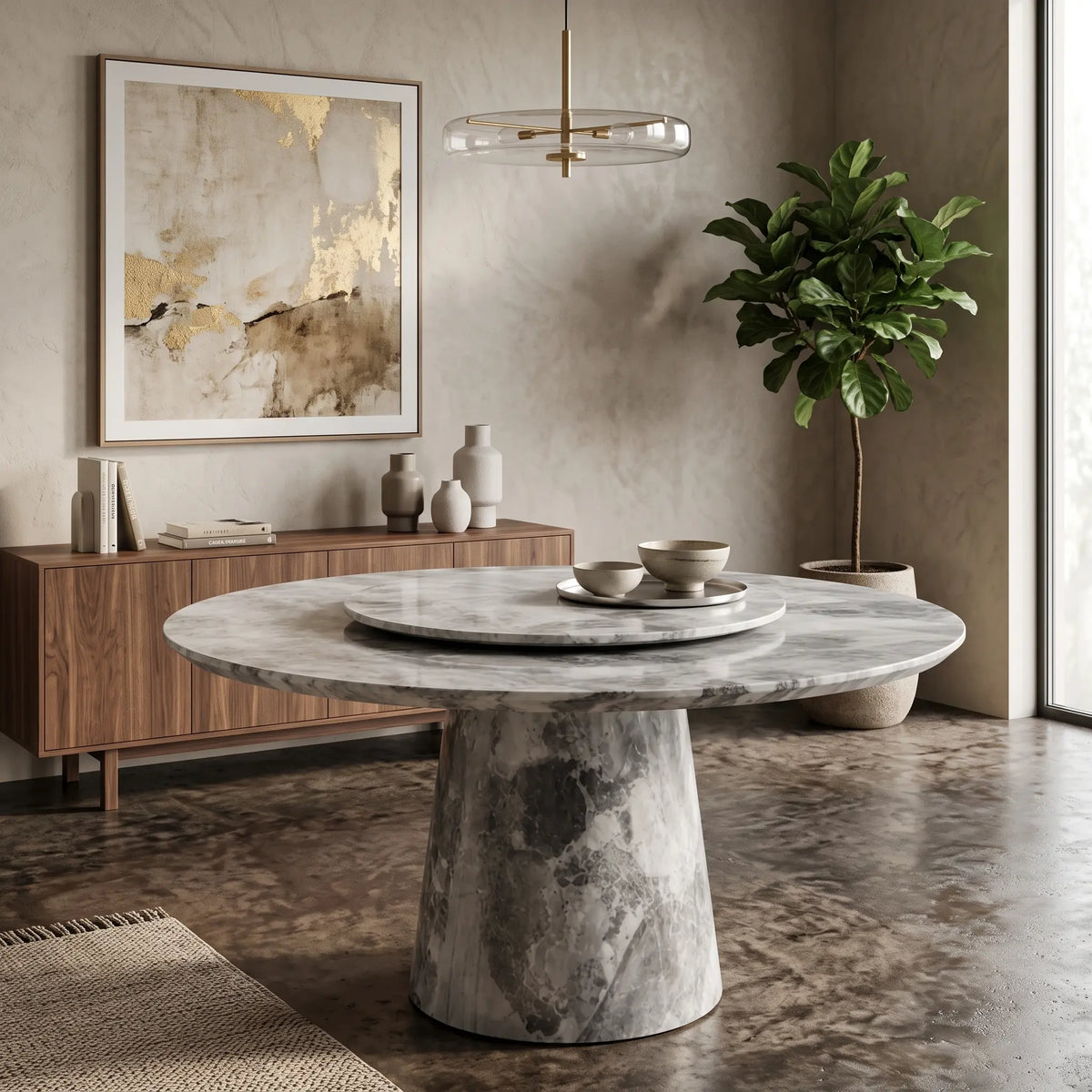 Zenith Marble Dining Table