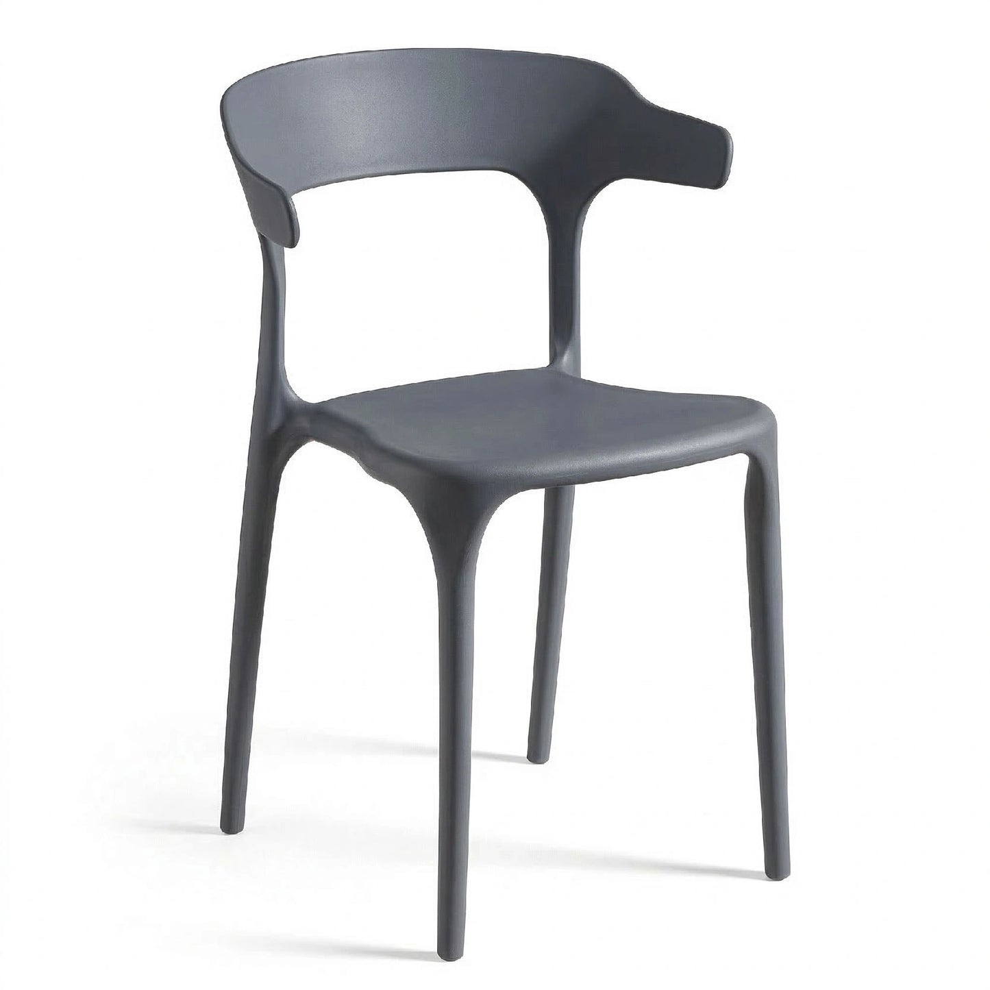 Gray chair on a white background