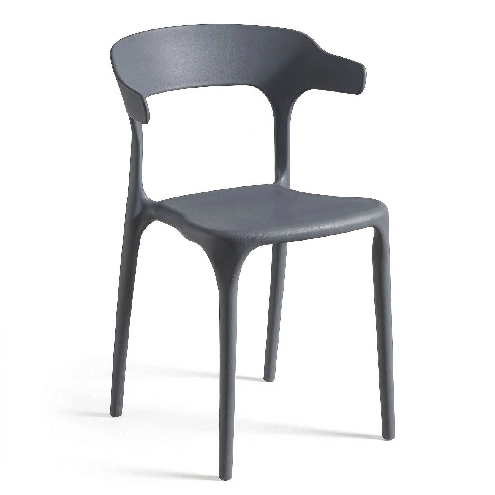 Gray chair on a white background
