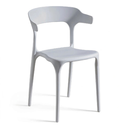 White chair on a white background