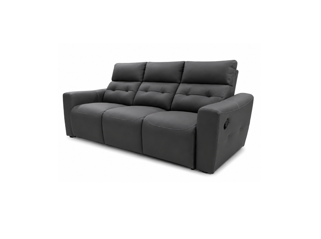 Avalon Genuine Leather 1+2+3 Full Recliner Sofa Set